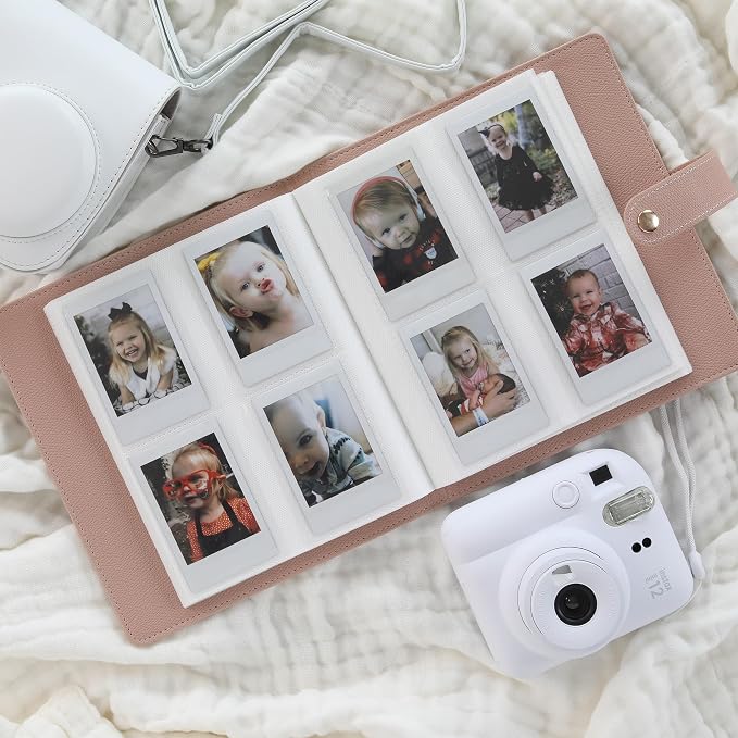 Beautiful Photo Album for 2x3 in Polaroid Photos - Instax Mini Compatible | Safely Holds Your 300+ Pictures of Unique Memories - The Perfect Book to Store Pictures or Trading Collection Cards - Image 4