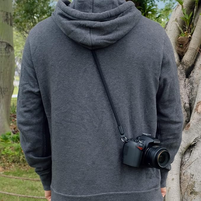 Vintage Camera Neck Strap,Nylon Rope Camera Shoulder Straps for Photographers Film DSLR - Image 4