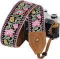 Padwa Lifestyle 2" Wide Classic Crazy Horse Art Cowhide Head Cotton Camera Straps for Photographers by PadwaLifestyleCameraStrap