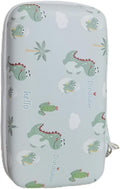Kids Film Camera Case, Travel Storage Bag for Girls Boys | for ESOXOFFORE for Dylanto for Anchioo for WEEFUN for GKTZ for Amzelas for Mafiti, Mesh Pocket, Wrist Strap, Green Dinosaur by Grapsa