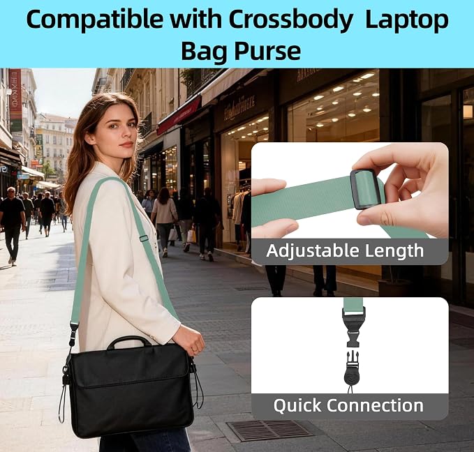 Adjustable Shoulder Strap, iPad Strap Nylon Neck Lanyard | for iPad/Samsung Tablet Case,Camera Binocular Crossbody Laptop Luggage Bag - Image 7