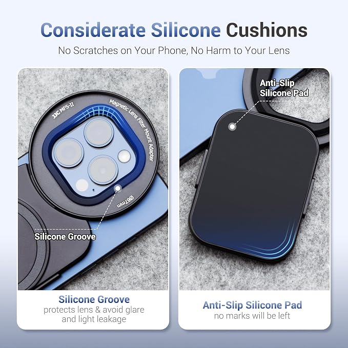 67mm CPL Filter, Lens Filter Adapter Pouch Set for iPhone 16 15 14 Pro Max | iPhone 16 15 14 Pro Pro Max Plus Magnetic Phone Lens Filter Ring with 1/4-2" & Cold Shoe Mount Pull-Out to Fit 17 Pro Max - Image 7