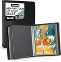 Dunwell 11x14 Art Portfolio Binder, 24-Sleeve, Artwork Storage | 24 Clear Sleeves, Displays 48 Pages, Artwork Storage, Acid-Free Poly Protection, Presentation Portfolio Binder by Dunwell