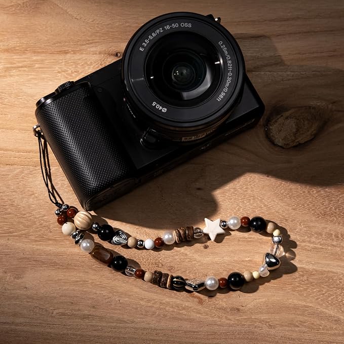 Beaded Camera Wrist Strap Cute Digital Camera Charm Strap, Phone Charm Wristlet Strap for Camera Accessories - Image 8