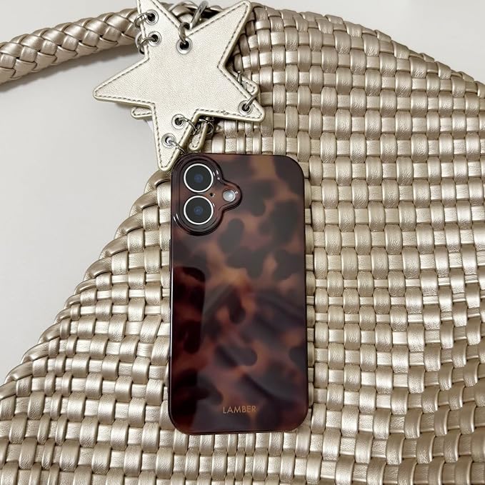 Cute Phone Case for iPhone 16 Plus Case Cheetah Leopard Print | Amber Tortoiseshell Pattern,Full Camera Protective,Slim Shockproof TPU,Aesthetic Girly Glossy Cover for Women Men-Brown - Image 7