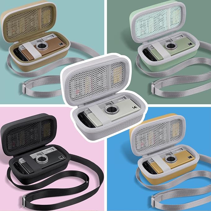 Camera Case for KODAK EKTAR H35/H35N/Snapic A1 Frame Film Camera | Protective Storage Box, Portable Carrying Box, Hard Protective Is Specifically Designed, Mesh Pocket, White Case - Image 9