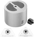 Starlink Mini Tripod Adapter Fits 2026-2024 Mini Pipe Mount, CNC Aluminum | 1/4''-20 & 3/8"-16 Thread, Starlink Mini Accessories for Quick Release Plates, Tripods, Clamps,Ram and Ball Mounts,Silver by CablesandAdapters