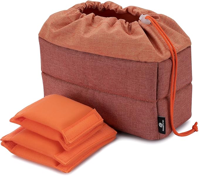 Koolertron Waterproof DSLR Camera Bag with Removable Insert, Adjustable Compartments, Fits in Camera Bags - Protective Case for DSLR/SLR Cameras & Accessories by Koolertron