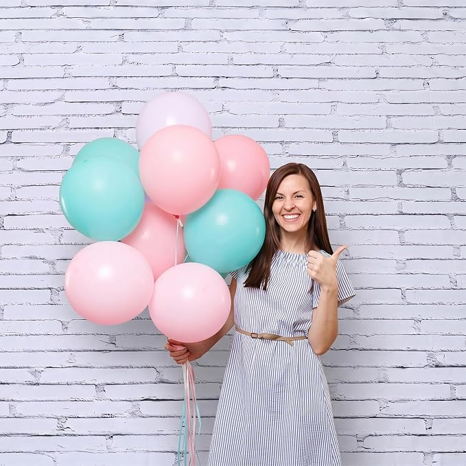 15 x 10 ft Brick Wall Backdrop for Photoshoot Polyester Fabric White Brick Backdrop Background for Fireplace Home Decoration Newborn Birthday Party - Image 7