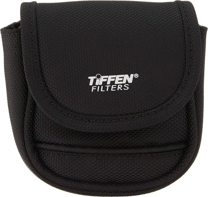 Tiffen 4BLTPCHSMK Small Belt Style Filter Pouch for Filters Up to 58mm,Black by Tiffen