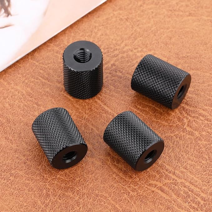 4 Pcs Double Female Thread Tripod Cylinder Adapter Screw 1/4 to 1/4 with Center 1/4-20 Thread Photography Equipment Camera Tripod Nut Accessories Suitable for Electric Rails and Light Stands - Image 3