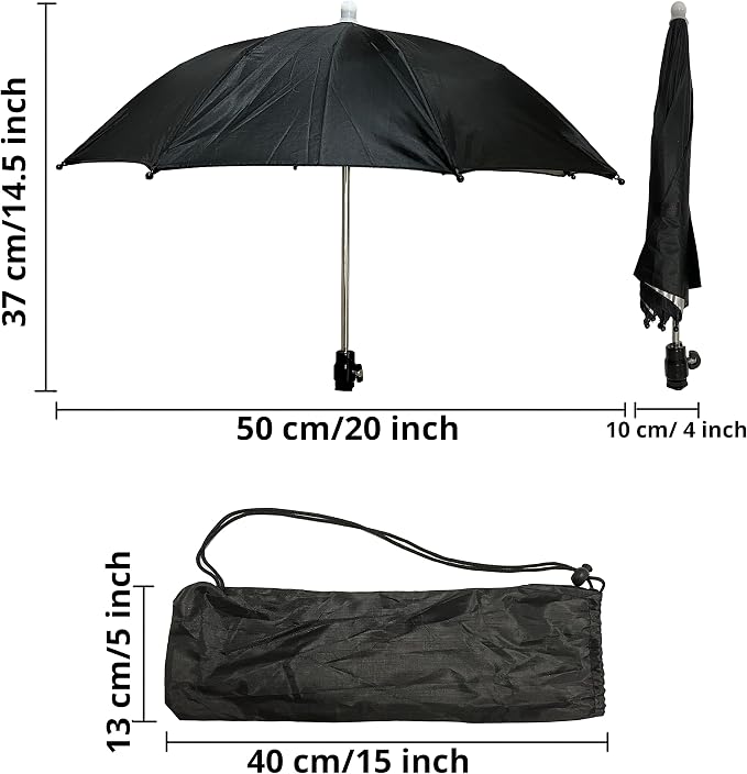 Hot Shoe Umbrella, Protects Camera from Rain, Bird, Sunlight, Snow - Image 4