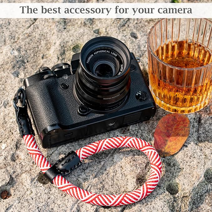 VOVMOEYA Rope Camera Wrist Strap,Camera Hand Strap Compatible with A6400 A6000 A7 IV,for Fujifilm X100V for Nikon Zf Z30 for Canon EOS R6 R7 R8 R10 Camera Wrist Straps for dslr - Image 4