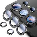 Uyiton for Samsung Galaxy S26 Ultra Camera Lens Protector, Unique Design | Case-Friendly, Ultra-Thin, Military-Grade Sapphire Glass with Aluminum Metal Rear Camera Screen Cover, Glitter Black by Uyiton