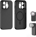 FREEWELL Pro Filmmaker Case for iPhone 13 Pro Max - Magnetic Filter & 17mm Lens Mount Black | Magnetic Filter & 17mm Lens Mount Black by Freewell