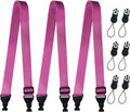 3 Pack Adjustable Shoulder Strap, iPad Strap Nylon Neck Lanyard (Purple) by Gowjaw