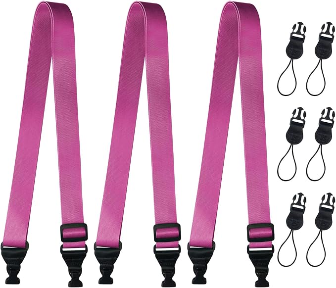 3 Pack Adjustable Shoulder Strap, iPad Strap Nylon Neck Lanyard (Purple) by Gowjaw