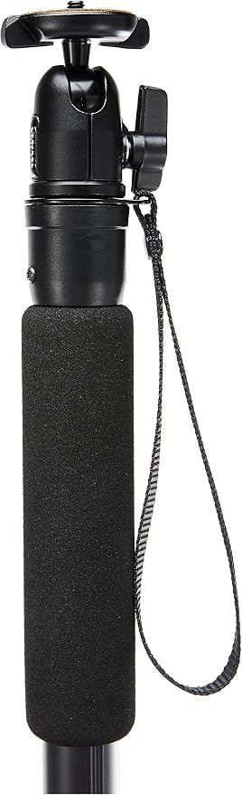 SLIK LIGHTY POD III Monopod Kit w/SBH-100 Ball Head 63" Tall (618-719) - Folds Down to 21", Weighs 1lb, Supports 8lbs, Easy to Operate Lever Leg Locks - Image 2