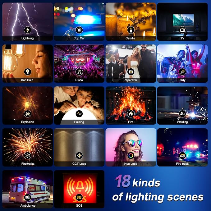 GVM 800D RGB Led Video Light, 2PCS Video Lighting Kit with APP Control, 40W Photography Lighting Led Panel Light with 18 Kinds of The Scene Lights for Studio YouTube, 3200K-5600K, CRI 97+ - Image 3