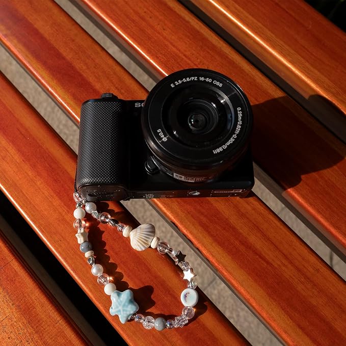 Beaded Camera Wrist Strap Cute Digital Camera Charm Strap, Phone Charm Wristlet Strap for Camera Accessories - Image 6