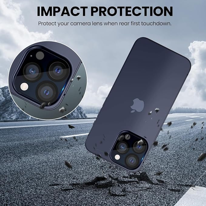 Tensea 3Pcs for iPhone 13 Pro / 13 Pro Max Camera Lens Protector | Tempered Glass Film Lens Cover Screen Protector, HD Clear, Full Edge to Edge, Case Friendly for iPhone 13Pro / 13 ProMax 6.7" - Image 4