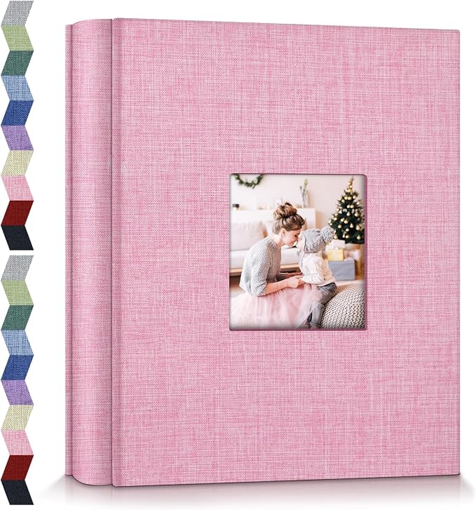 popotop Photo Album 4x6-600 Photos Photo Books with 600 Horizontal and Vertical Pockets,Linen Cover Albums for Family Wedding Anniversary Baby Vacation Pictures by Popotop