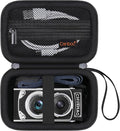 Canboc Carrying Case for CHUZHAO Vintage Mini Digital Camera, Black | Portable TLR Style Retro Camera Bag, Mesh Pocket fits USB Cable, SD Card, Case Only by Canboc