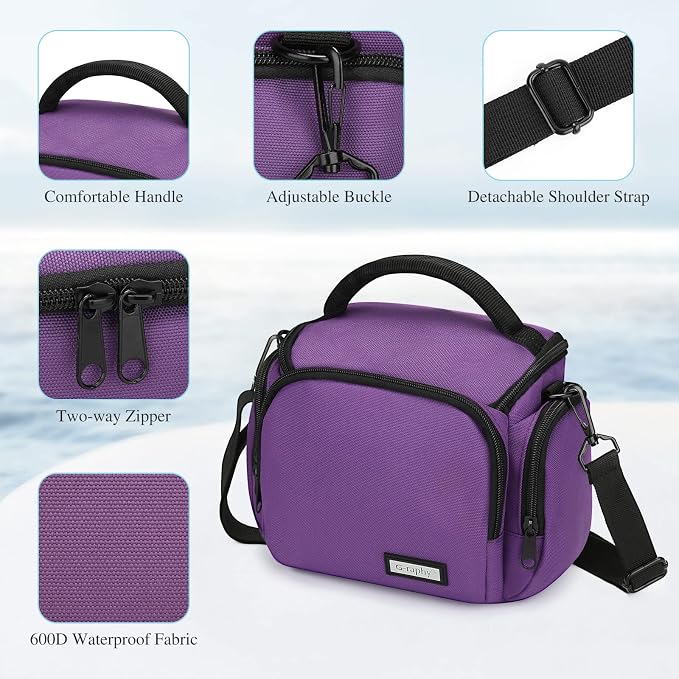 G-raphy Camera Case Bag DSLR SLR Bag for Canon, Nikon, Sony,Panasonic, Olympus and etc - Image 4