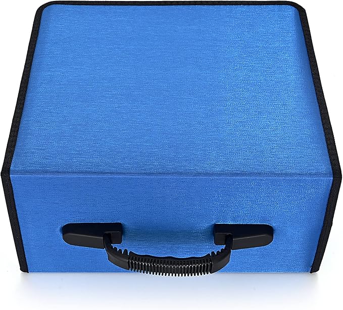 alavisxf xx CD Case, 432 Capacity Nylon Heavy Duty Organizer Wallet for Car | CD DVD Binder, Portable Handle, Zipper Closure, Anti-Slip Sleeves, Movie Media Disc Storage, for Home Office Travel - Image 5