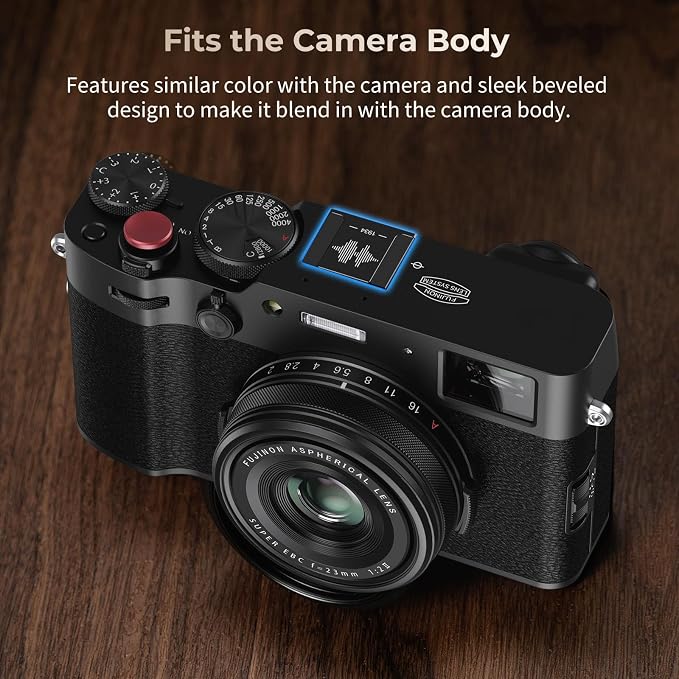 SmallRig Hot Shoe Cover for FUJIFILM X100VI X100V X-T4 X-T3 X-T30 X-T30II | X-E4 X-T50 X-S20 X-S10 XPro3 X-H2s X-H2 GFX100S GFX100 II GFX50SII (Black) - Image 3