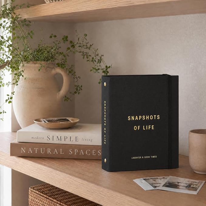 Beautiful Polaroid Photo Album for 2x3" Photos - Holds 240 Pictures | Safely Stores 240 Pictures of Unique Memories - The Perfect Instax Mini Compatible Book for Trading Collection Cards - Image 3