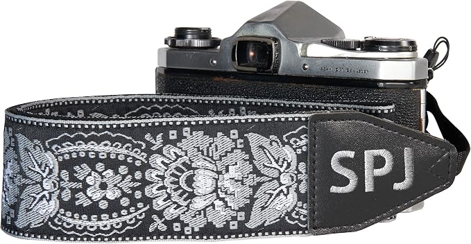 Art Tribute Camera Strap Personalized With Name - Shoulder, Crossbody & Neck Camera Strap for Photographers, Fits All Cameras, Canon Nikon Sony Fujifilm, Padded Strap W/Quick Release & Leather Ends - Image 9