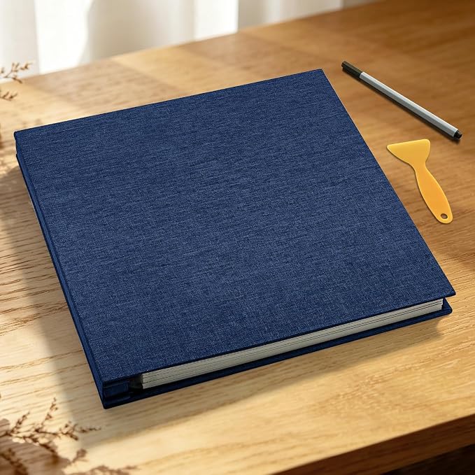 Large Photo Album Self Adhesive Scrapbook Album for 4x6 5x7 8x10 Pictures DIY Photo Book as Scrapbooking Supplies Kits, Birthday Gifts for Women Mom Wedding Baby Family Travel - Image 6