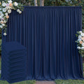 40 ft x 10 ft Wrinkle Free Navy Blue Backdrop Curtain for Parties,Polyester Photo Backdrop Drapes, Thick Background 8 Panels 5ft x 10ft for Baby Shower Wedding Birthday Party Backdrop Stand by Outpain