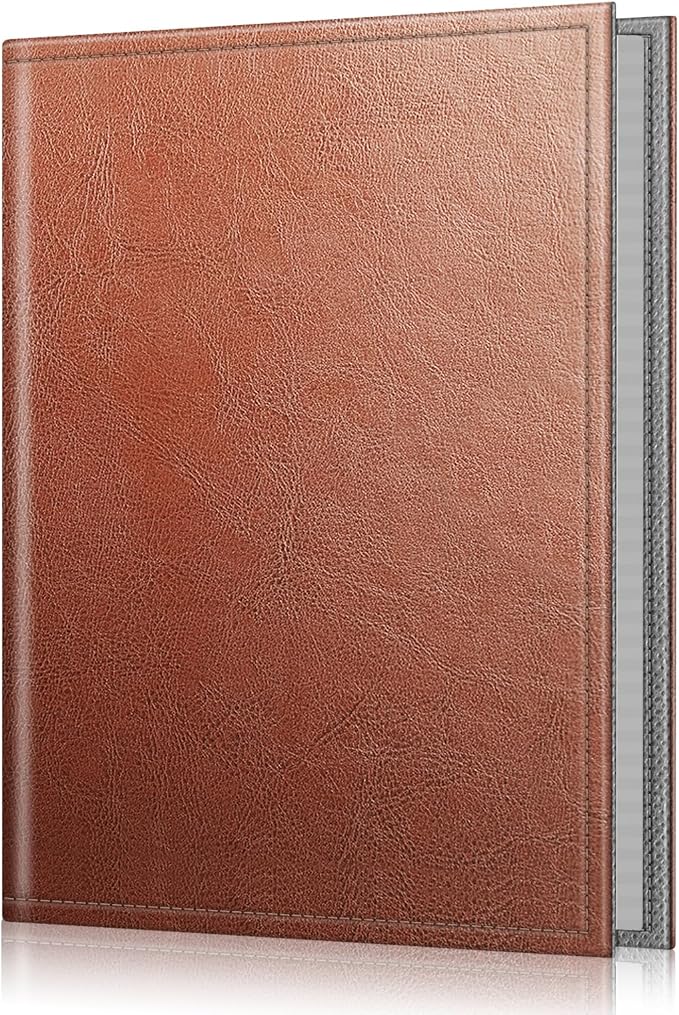 Fintie Photo Album 4x6 Photos - 52 Pockets Small Wallet Albums For Family | Vegan Leather Cover, 4X6 Picture Keepsakes, Family/Wedding/Travel Memory Book, Baby/Kids/Boys/Girls Gift, Vintage Brown by Fintie