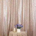Poise3EHome 8FT x 10FT Sequin Photography Backdrop Curtain for Party Decoration, Champagne by Poise3EHome
