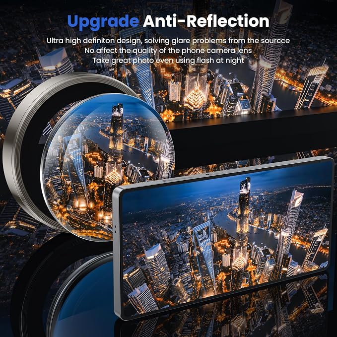 WSKEN for Samsung Galaxy S25 Ultra Camera Lens Protector - Ultra Thin | Case Friendly, 9H Shatterproof Tempered Glass, Anti Scratch Metal Circle, Camera Screen Protector Cover Accessories, Grey - Image 2