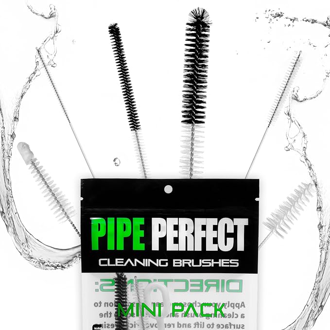 Pipe Perfect Mini Brush Set – 7-Piece Precision Cleaning Kit for Small & Hard-to-Reach Areas | Micro Detail Brushes for Glass, Metal & Silicone | Scratch-Safe, Durable & Reusable (Mini Pack) - Image 9