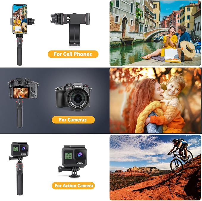 Zeadio Phone Video Rig for TikTok YouTube Reels, Smartphone Stabilizer Grip with Detachable Wireless Remote & 3 Cold Shoe, Universal Vlogging Cage for All Smartphones - Image 7