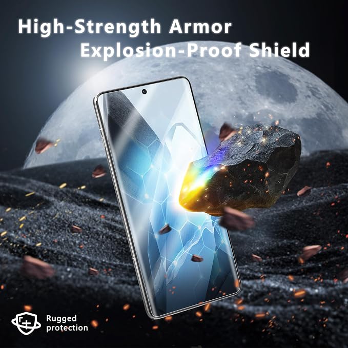 2 Pack for OnePlus 13 5G Screen Protector [No Glass] | 2 Pack Camera Lens Protector with Installation Frame,Support Fingerprint Unlock, Touch Sensitive, Anti-Scratch, Case Friendly - Image 2