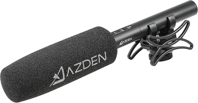 Azden SGM-250 Professional Dual Powered Shotgun Microphone by AVBcable.com