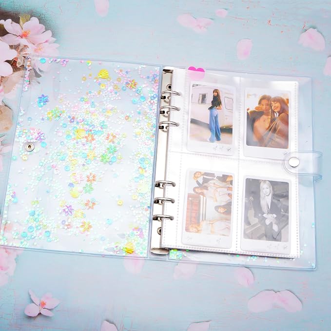 Polaroid Photo Album,Instax Mini Photo Album,200 Pockets Album Book | Photocard Album for Fujifilm Instax Mini 11 90 70 50S 26 25 9 8+ 7S/Polaroid Snap Kpop Photocard Holder Book (Color-2) - Image 5
