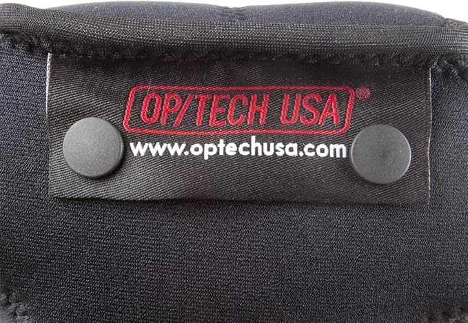 OP/TECH USA Soft Pouch – Compact digital camera case, lightweight accessories pouch, sleek neoprene sleeve for DSLR, perfect for backpacks & travel – durable protection in style D-Micro | Black - Image 3