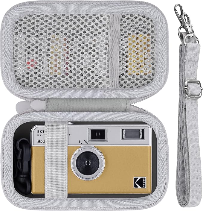 Camera Case for KODAK EKTAR H35/H35N/Snapic A1 Frame Film Camera | Protective Storage Box, Portable Carrying Box, Hard Protective Is Specifically Designed, Mesh Pocket, Sand Case by Baval