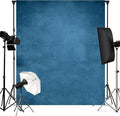 5x7ft Vintage Blue Backdrop for Photography Blue Photo Backdrop Portrait Photo Studio Prop Background for Photoshoot Photo Parties Video Studio Backdrops Prop by Naykaly