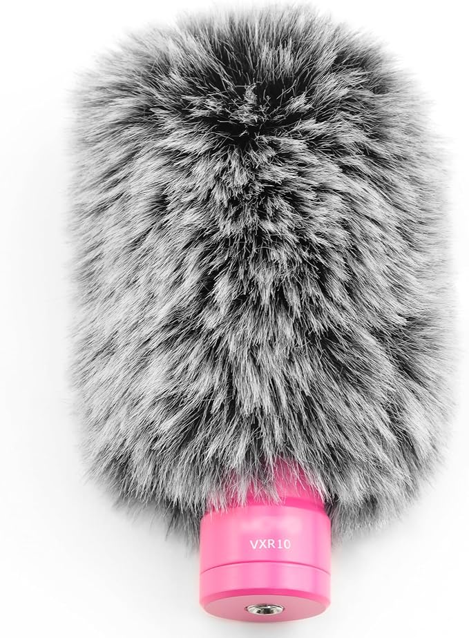 LEFXMOPHY Shotgun Microphone Windscreen for Movo VXR10, VXR10-PRO, COMICA CVM-V30 Mic Deadcat Furry Wind Muff Cover by Unknown