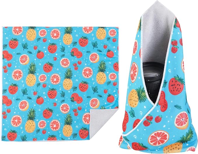 Walking Way Self-Adhesive Magic Cloth Makeup Bag, Portable Protective Cosmetic Pouch, Camera Lens Wrap, Stylish Travel Organizer for Beauty Essentials, Travel, Gifts & Daily Use by WalkingWay
