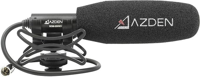 Azden SGM-250MX Professional Compact Cine Shotgun Microphone with Mini XLR Output | Mini XLR Output - Image 2