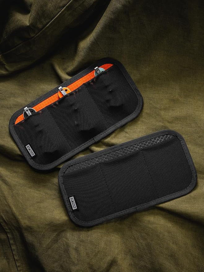 TACTICAL_GEEK TCM13 EDC Organizer Board, Utility Bag Insert Panel with Mesh Pocket, Backpack Accessories for Small Gear(Black) - Image 4