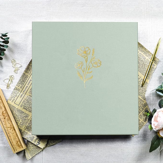 Holoary Photo Album 4x6 600 Photos 5 Pictures Per Page, 600 Pockets 4”x6” Picture Album, Linen Fabric Cover Big Picture Book for Photos, 4x6 Photo Albums for Family Weddings Travel Memories(Sage) - Image 5